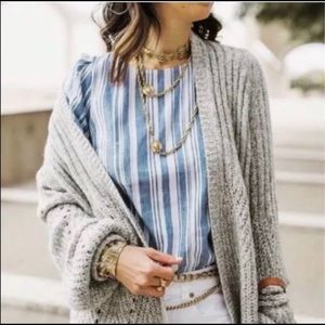 Cabi ~ Stripe Wing Top Style 5343 Size S